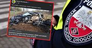 Dramatyczny wypadek pod Wrocławiem. BMW roztrzaskało się na drzewie