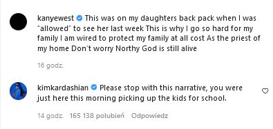 Kanye West twierdzi, że Kim Kardashian nie pozwala mu widywać się z dziećmi