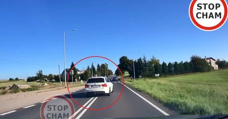 Kierowca BMW nie wytrzymał na DK55. Po chwili był w rękach policji