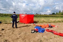 Tragiczny wypadek w Łódzkiem. Nie żyje skoczek spadochronowy