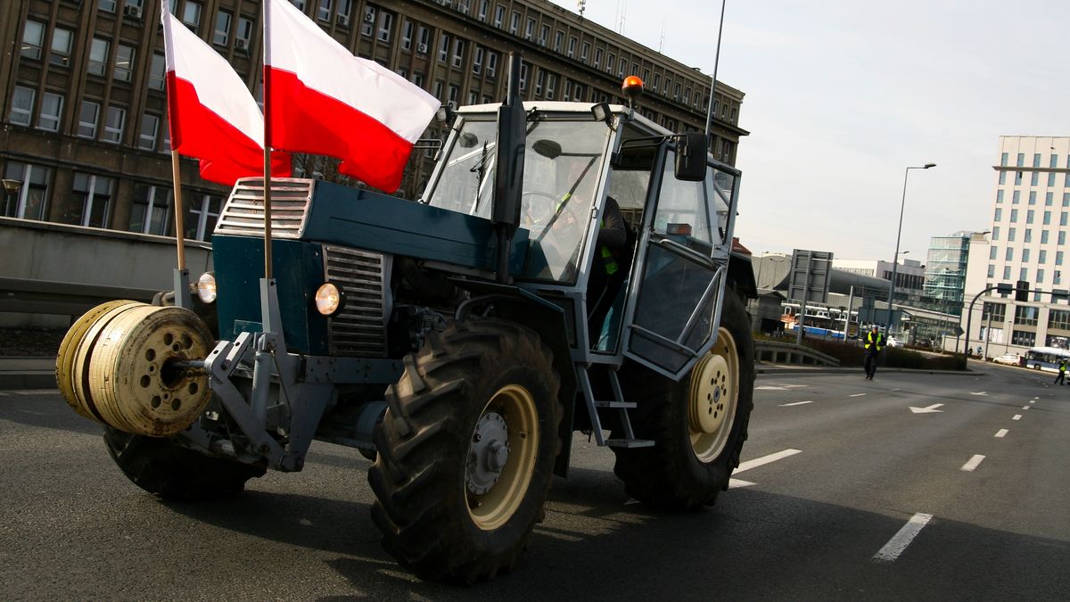 Protest rolników w Krakowie m.in. przeciwko wprowadzeniu Zielonego Ładu
