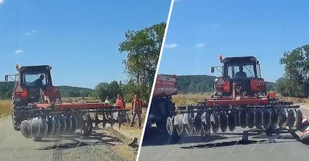 Kolejne uszkodzenie przez rolnika. Jest nagranie