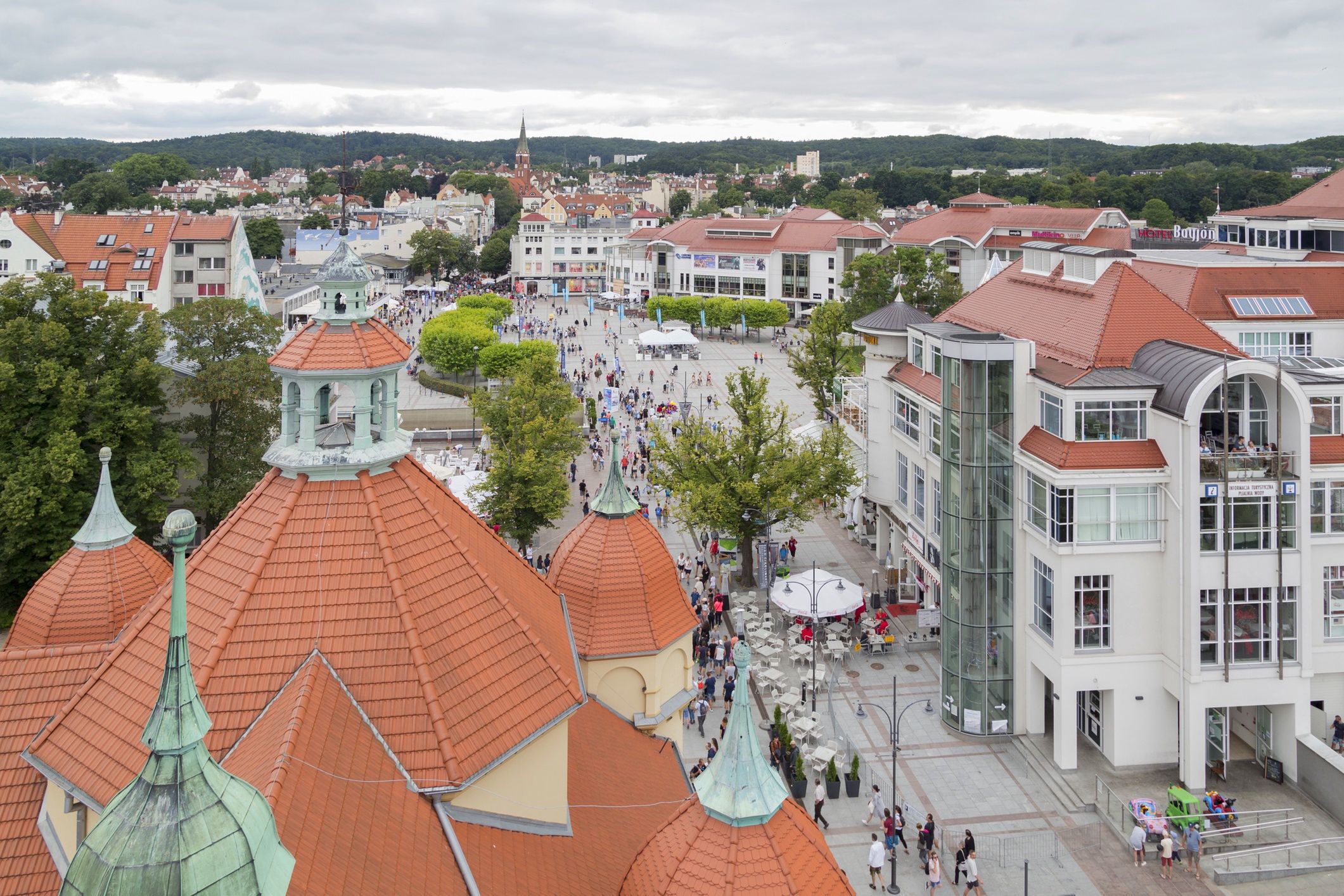 Sopot - widok na ulicę Boh. Monte Cassino