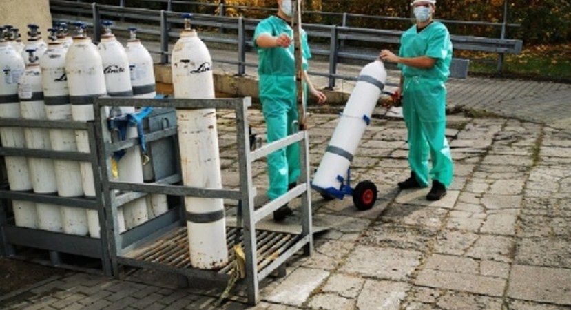 Łódź. Leśnicy pomagają przy walce z COVID-19