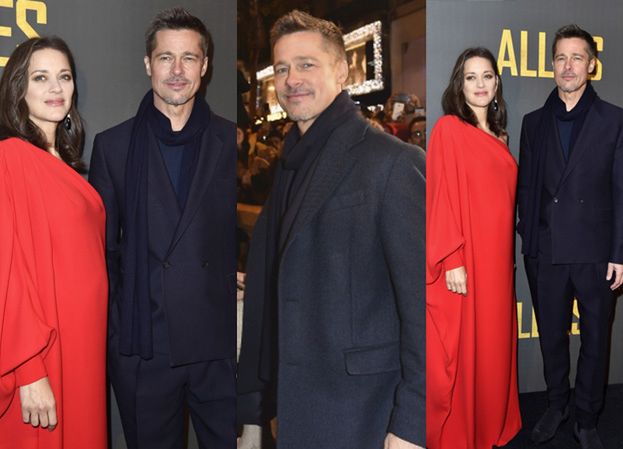 Brad Pitt z ciężarną Marion Cotillard na premierze w Paryżu (ZDJĘCIA)