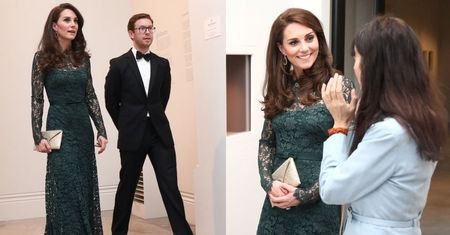 Księżna Kate w zielonych koronkach za 12 tysięcy (ZDJĘCIA)