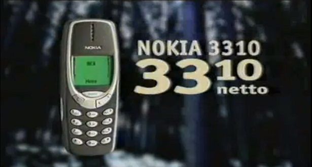 Reklama Nokii 3310 w sieci Idea (fot. youtube.com)