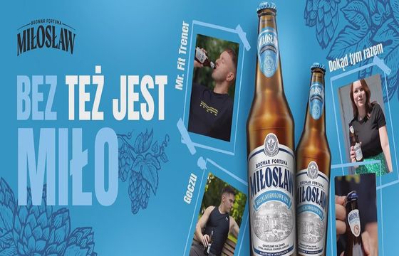 „Bez też jest MIŁO!” hasłem nowej kampanii piwa Miłosław Bezalkoholowe