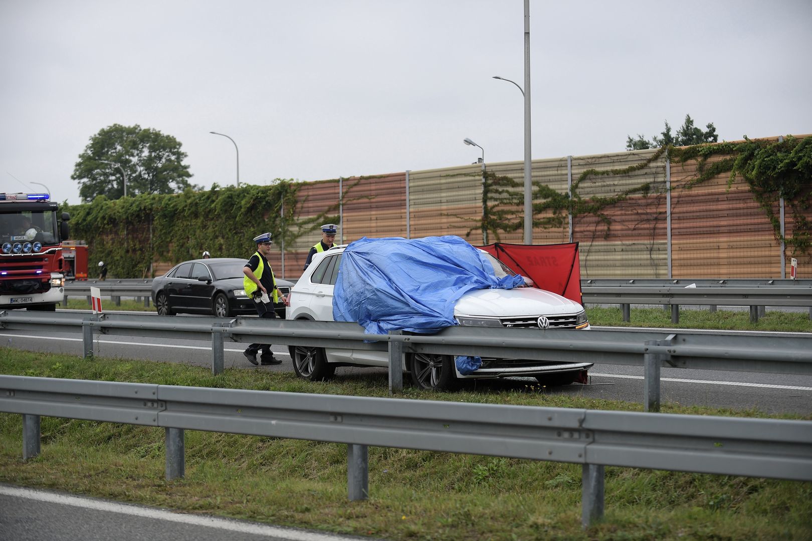 Wypadek na trasie S8. Bariera zabiła kobietę. Sprawca uciekł