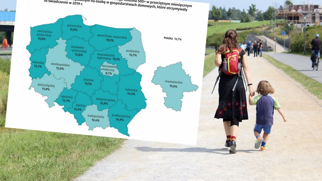 kobieta z dzieckiem 500+