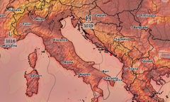 Pogoda. Chorwacja, Dubrownik, godz. 6.00. Niemożliwe na termometrze. Liczba była prawdziwa