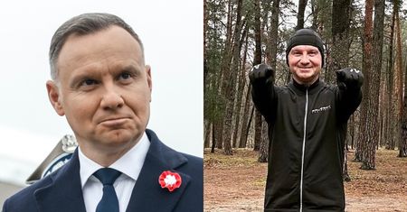 Andrzej Duda w sportowym wdzianku apeluje do rodaków: "CZAS RUSZYĆ SIĘ Z KANAPY, przestać patrzeć w ekran i czekać na obiad" (FOTO)