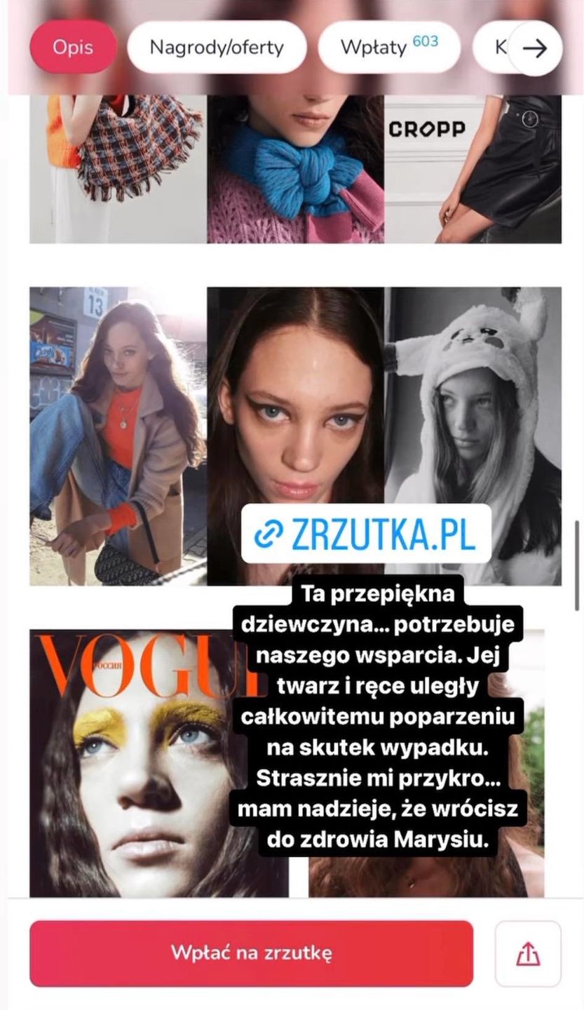Gwiazdy apelują o pomoc dla Marii