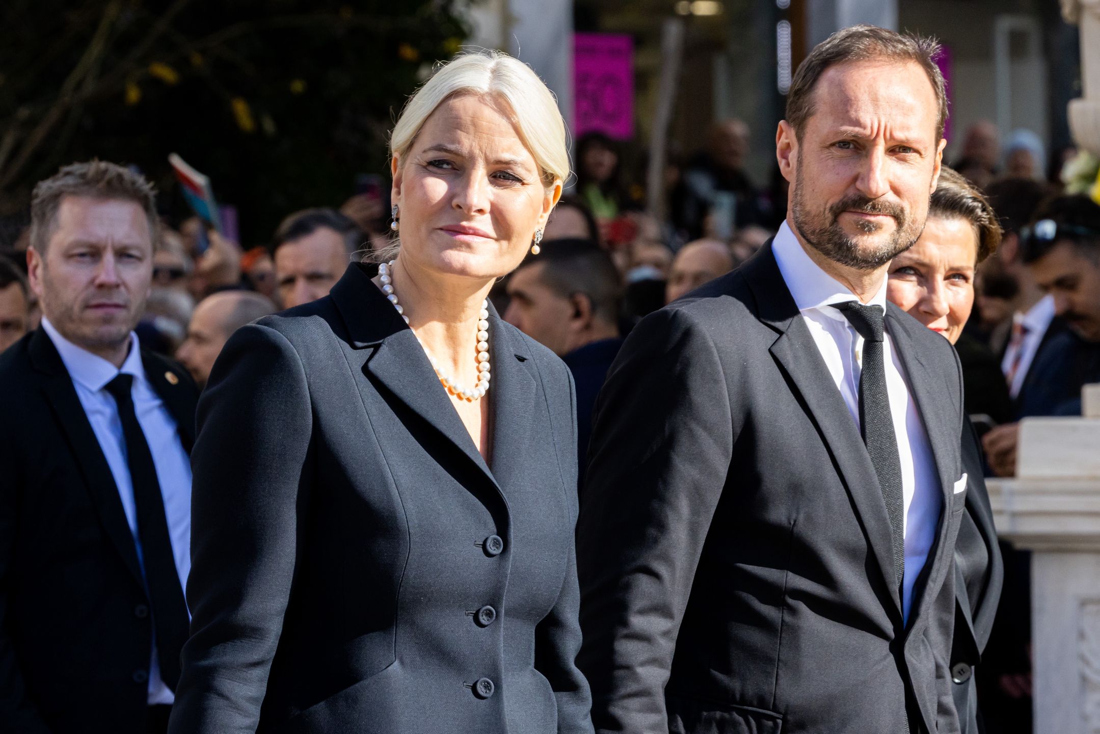 Księżna Mette-Marit i książę Haakon 