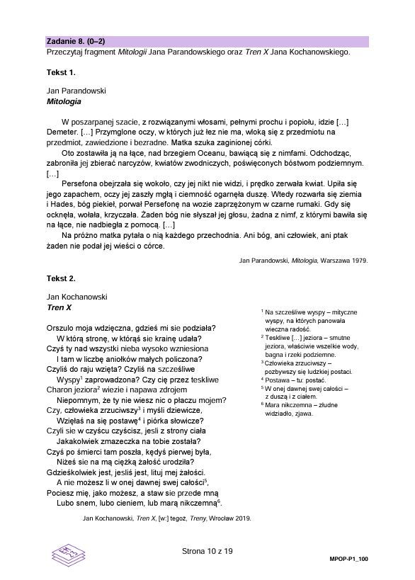 Matura 2024 z j. polskiego. Poziom podstawowy