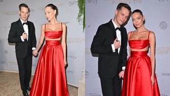 Wydekoltowana Edyta Zając i Michał Mikołajczak trzymają się za ręce na ściance. Słodziaki? (ZDJĘCIA)