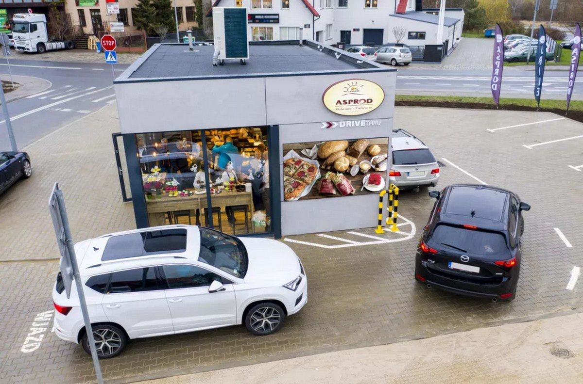  Piekarnia Asprod Drive, uruchomiony w tym roku, znajduje się w Kobylance pod Stargardem Szczecińskim