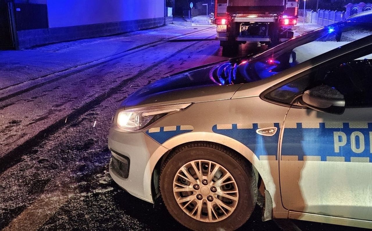 W wigilię schronił się w toalecie. Świadkowie wezwali służby