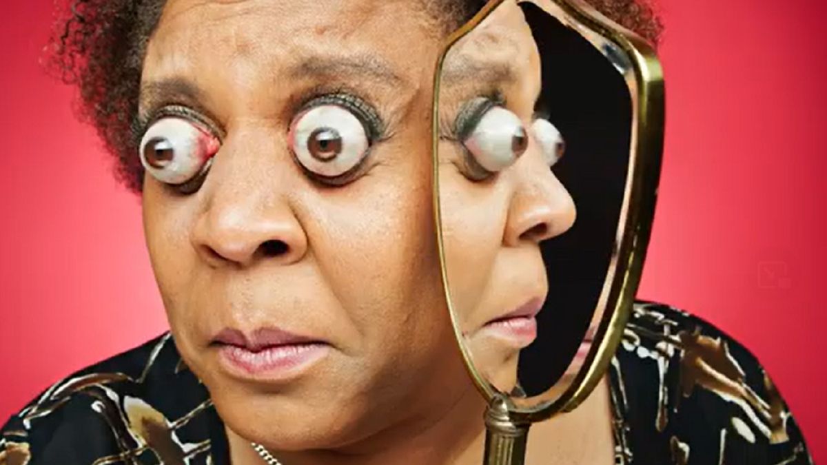 Nieprawdopodobne! Kim Goodman (USA) potrafi to zrobić ze swoimi oczami.