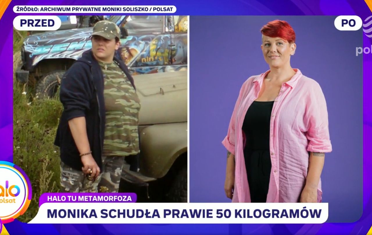 Monika schudła 50 kilogramów