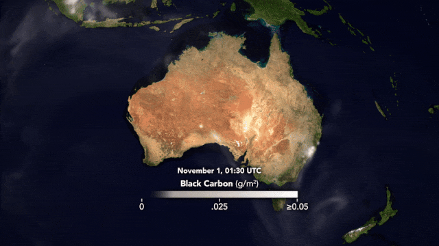 Zdjęcia satelitarne pokazują skalę pożarów w Australii. Są naprawdę ogromne 2