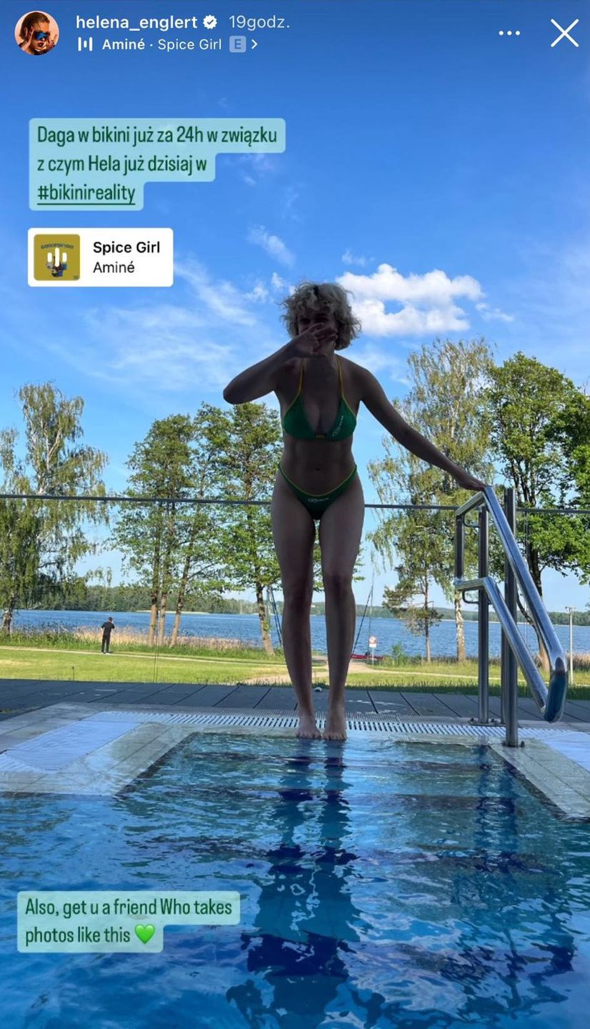 Helena Englert w bikini