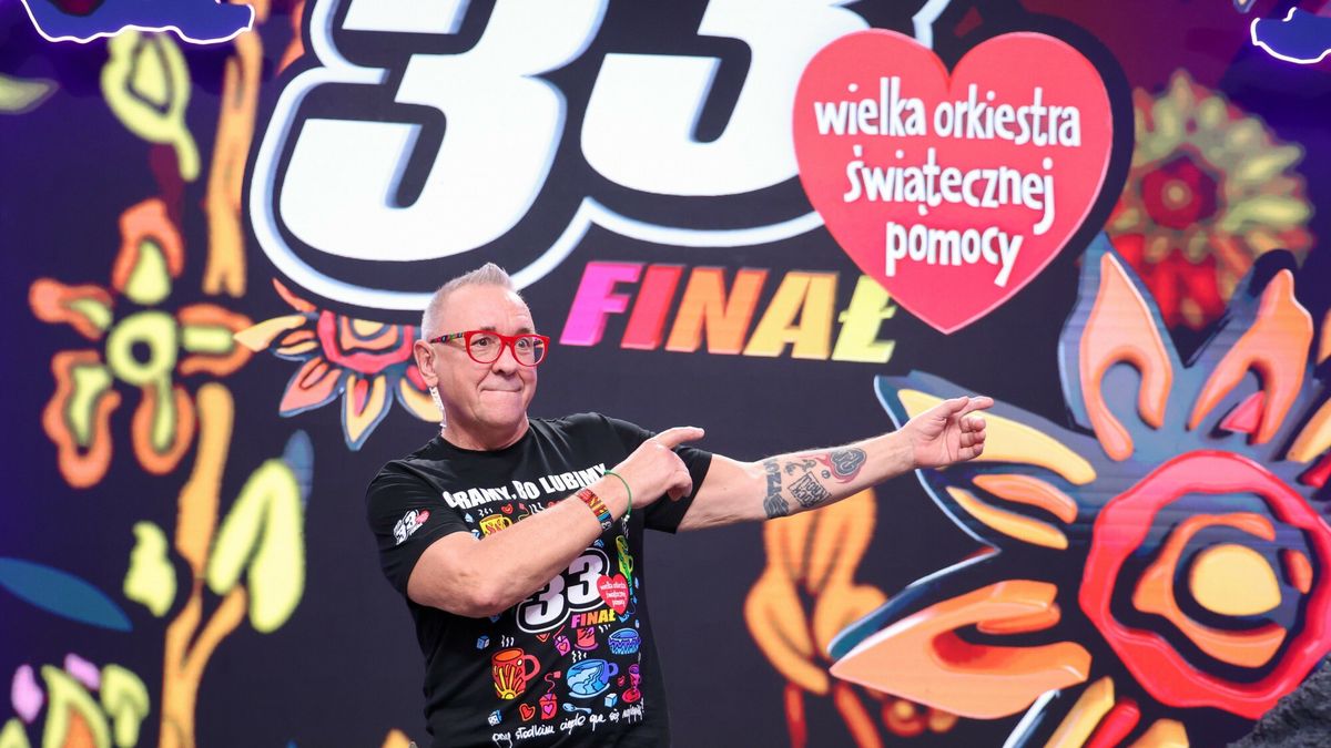 33. Fina? WO?P 2025
Fot. Pawel Wodzynski/East News, 26.01.2025. 33. Final Wielkiej Orkiestry Swiatecznej Pomocy 2025. Sztab Glowny na bloniach PGE Narodowego.
N/z: Jerzy Owsiak w sztabie
Pawel Wodzynski