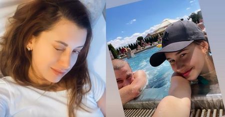 Justyna Żyła wyjechała z dziećmi nad morze. Tymczasem Marcelina z Piotrem balują w gorącym basenie...