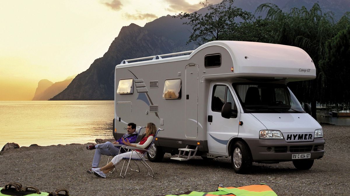 Kamper marki Hymer zbudowany na podwoziu Fiata Ducato - niemal gwarancja dobrego zakupu, ale pod warunkiem, że przynajmniej zabudowa jest w dobrym stanie.