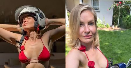 Edyta Pazura chwali się nową oranżerią i odsłania sześciopak, pozując w bikini. Fani krótko: "Czaro, Ty szczęściarzu"