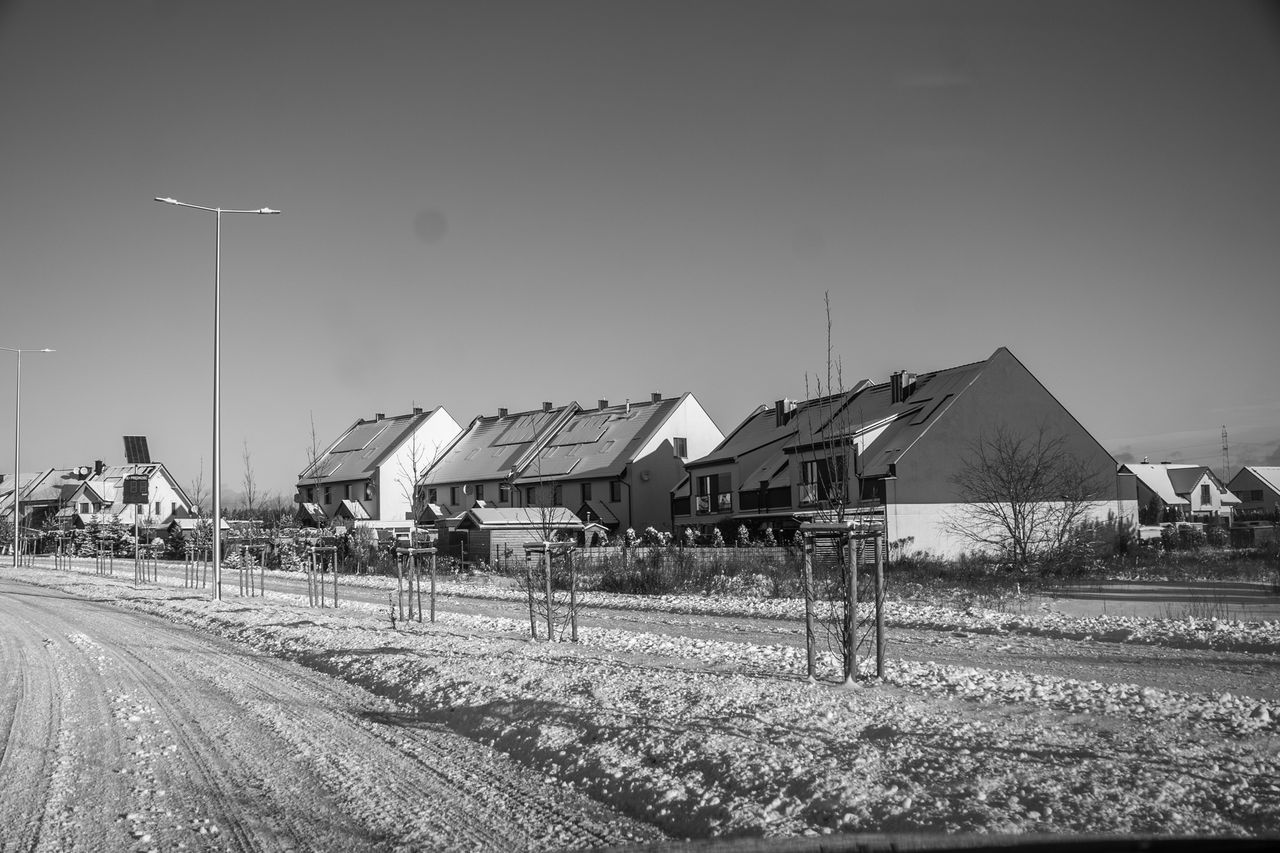Piła, zima, śnieg