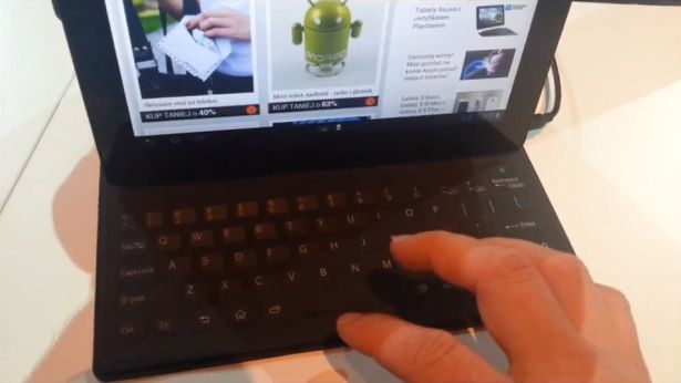 Klawiatura w coverze do Sony Xperia Tablet S - nasz hands-on [wideo]