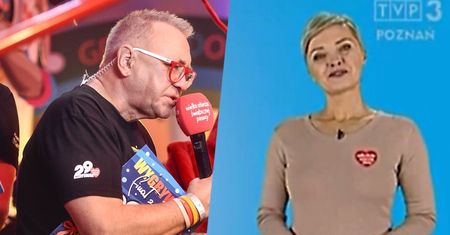 Wystarczyło 60 sekund. Owsiak zaproponował pomoc dziennikarce TVP