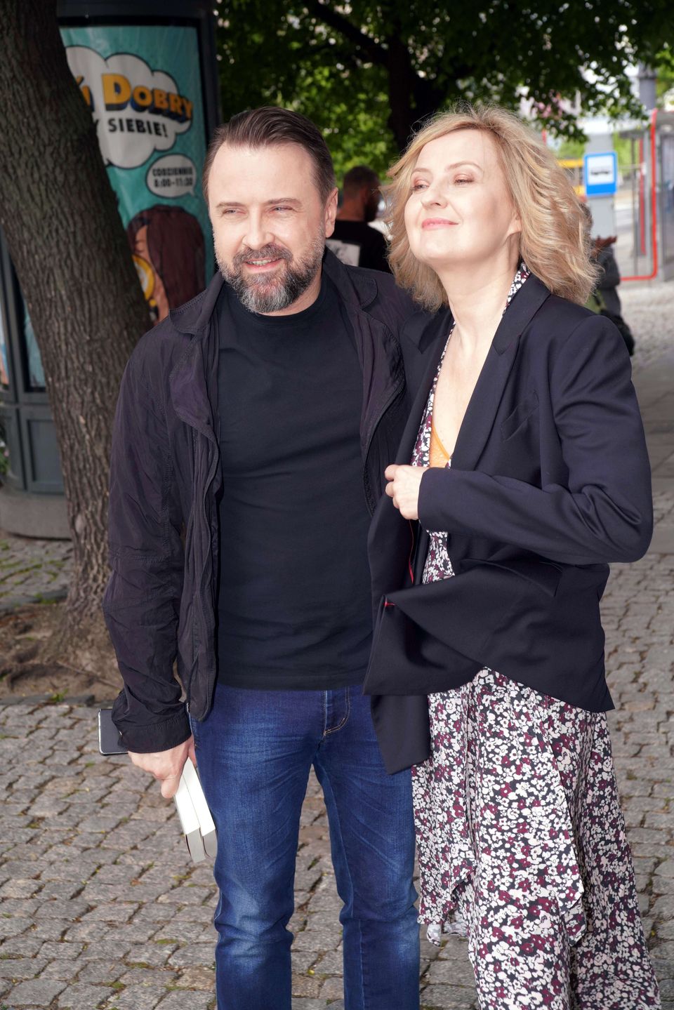Iza Kuna z Markiem Modzelewskim, partnerem