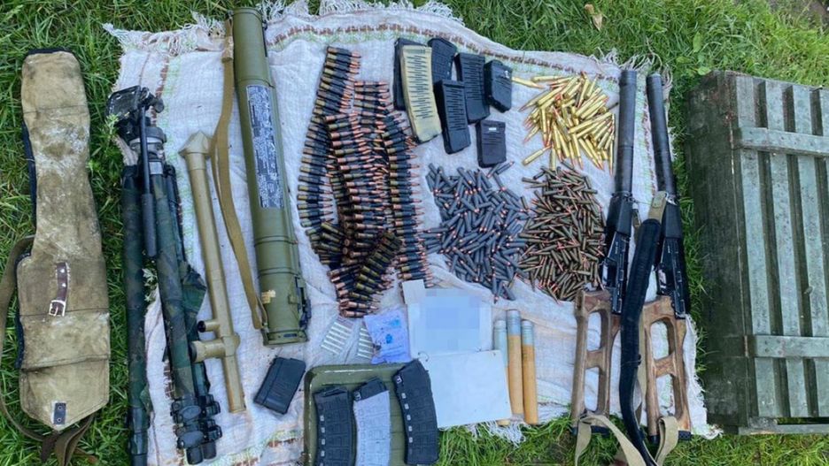 Ukraińcy skonfiskowali broń używaną przez Rosjan