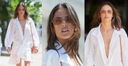 Cannes 2019: Alessandra Ambrosio z dekoltem do pępka zwiedza francuskie wybrzeże