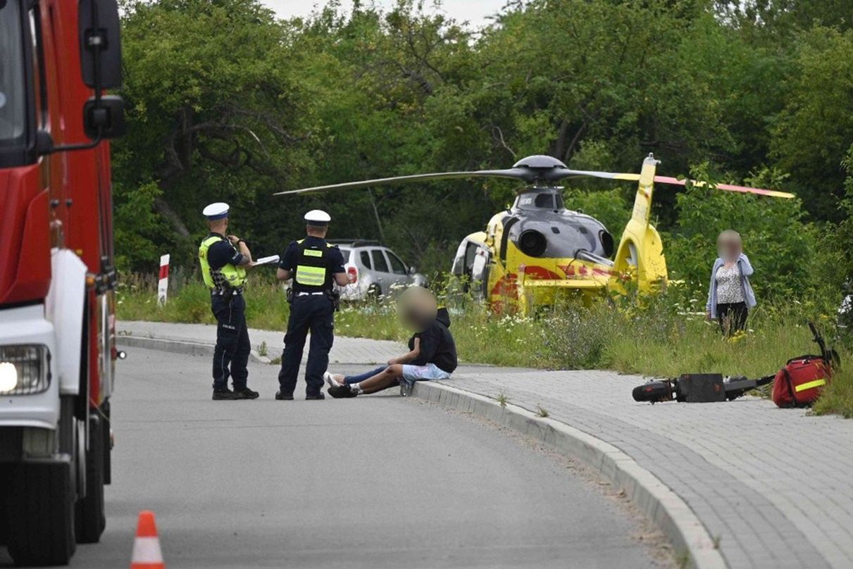 Tragiczna przejażdżka hulajnogą. 15-latek zmarł w szpitalu