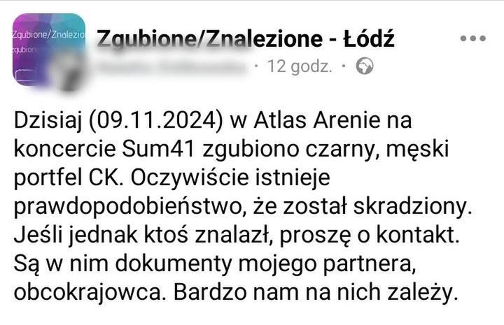 Oburzenie po koncercie Sum 41 (Facebook)