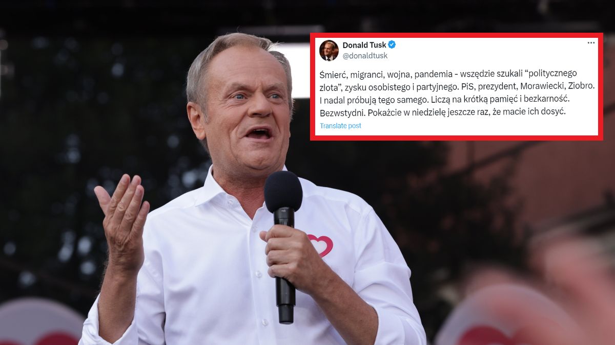 Donald Tusk nie miał litości dla politycznych rywali