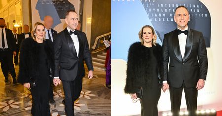 Karol Nawrocki i Marta Nawrocka zjawili się na gali wręczenia nagród konkursu chopinowskiego