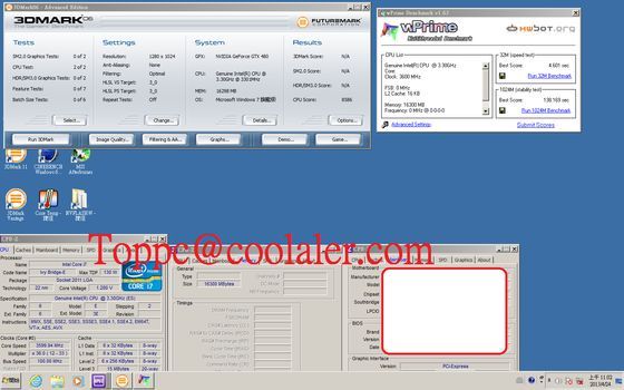 Intel Core i7 4960X EE procesor 3Dmark 2006 wPrime wydajność zrzut ekranu