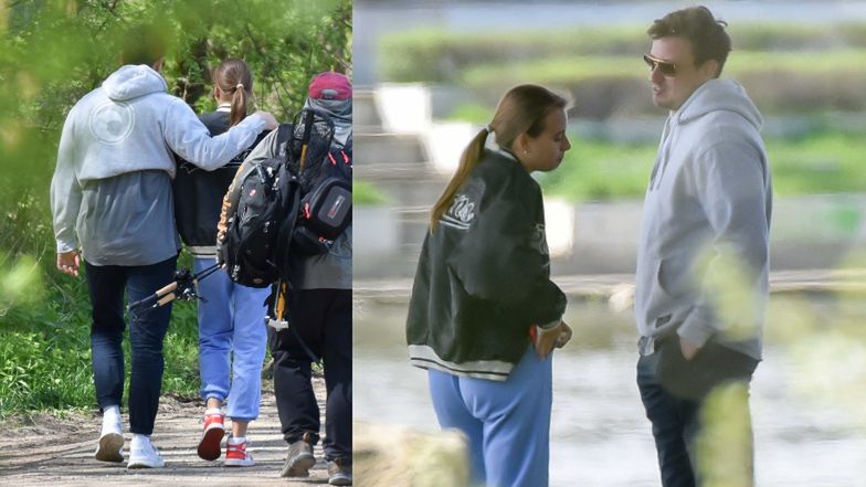 Oliwia Bieniuk całuje się z "przyjacielem"