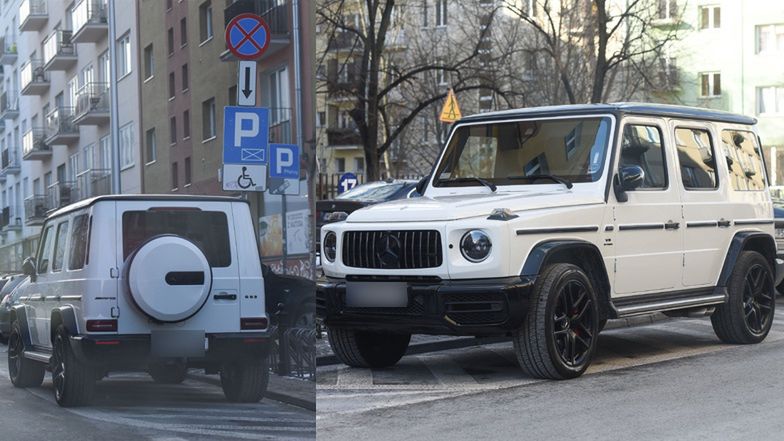 Sara Boruc znowu parkuje na zakazie 