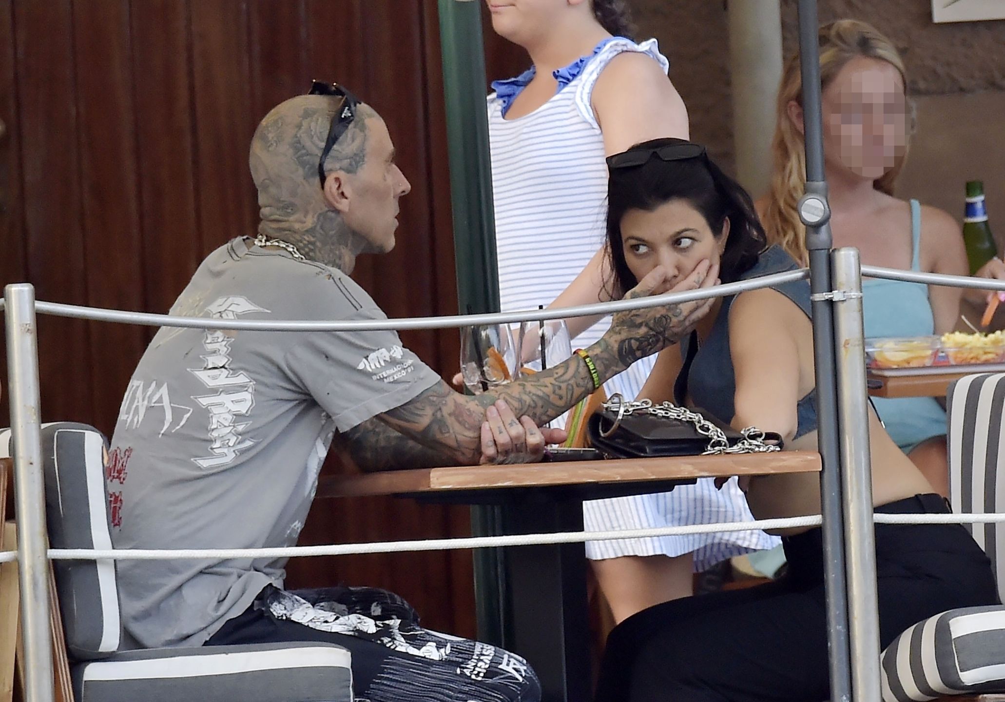 Kourtney Kardashian i Travis Barker na randce w Portofino