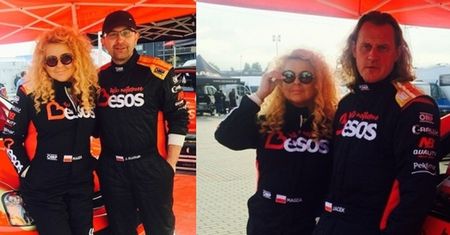 Magda Gessler reklamuje parówki w samochodzie rajdowym (FOTO)