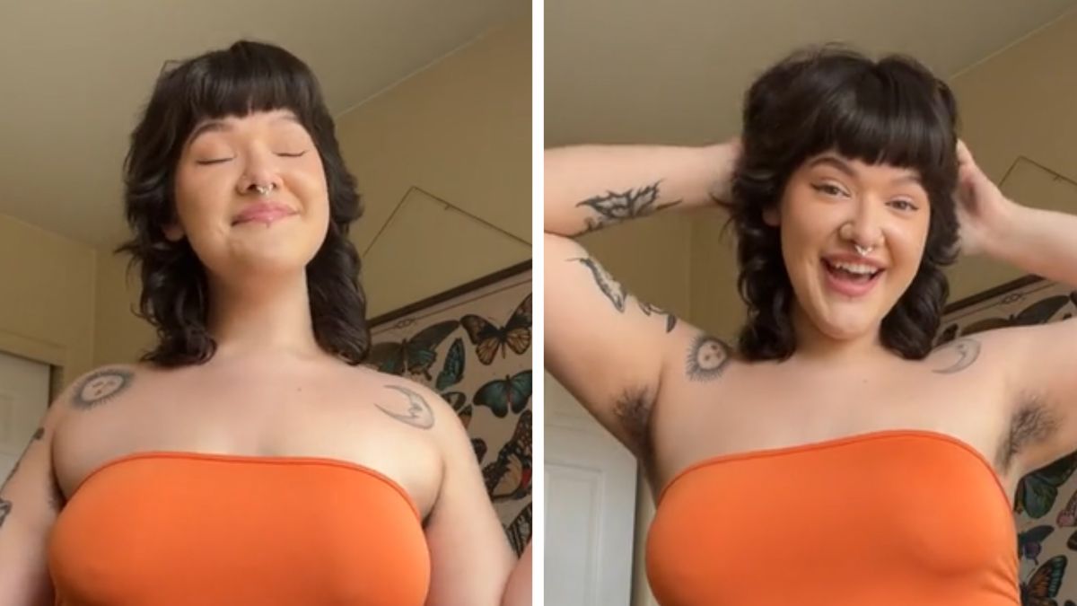 Kobieta nie goli się od lat