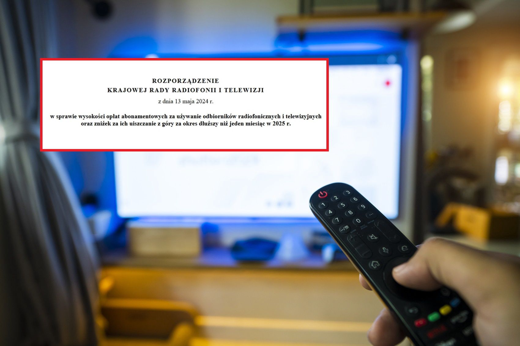 Abonament RTV. Nowe stawki na 2025 r.