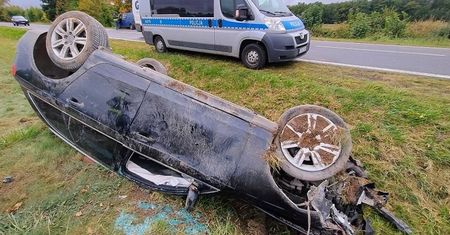 Lębork: Po alkoholu i narkotykach doprowadził do wypadku