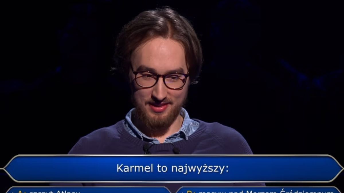 Kadr teleturnieju "Milionerzy"