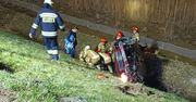 Groźny wypadek na węźle Brezelia [Foto]